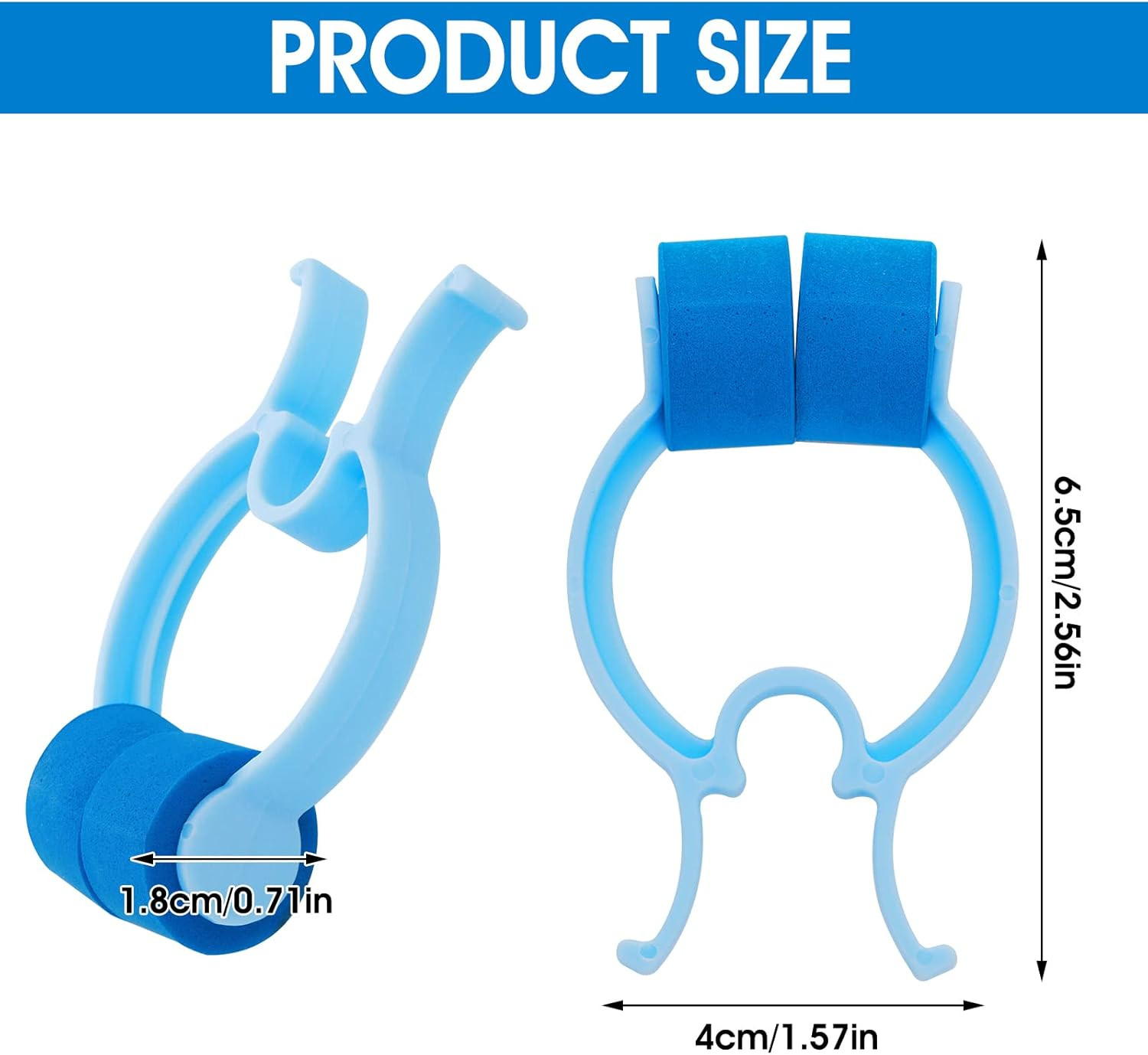 10 Pieces Nose Stop Clips, Nose Bleed Stopper Swimming Nose Clip for Adult an…