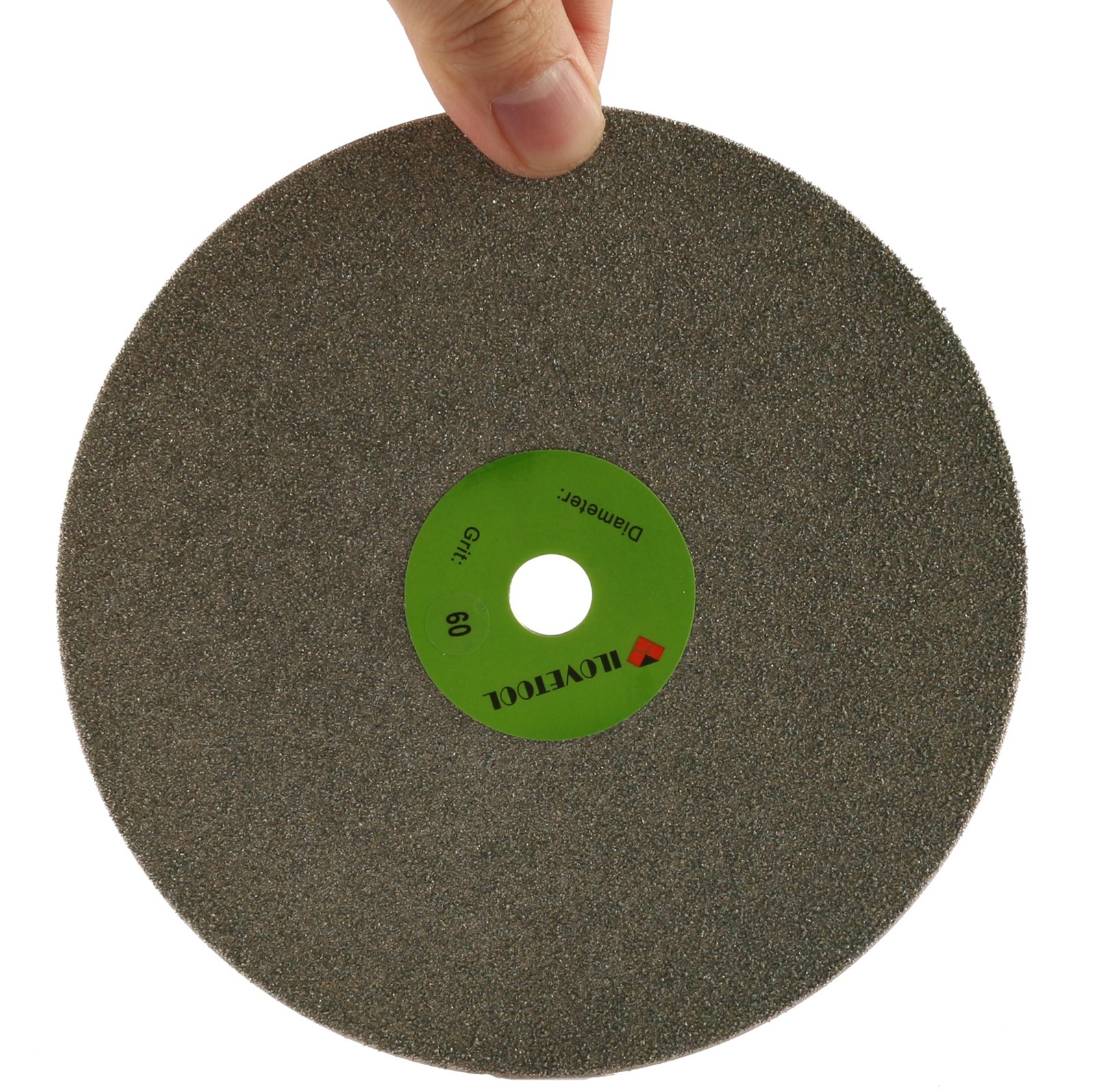 8″ inch Grit 60 Diamond coated Flat Lap wheel Lapidary lapping polishing disc
