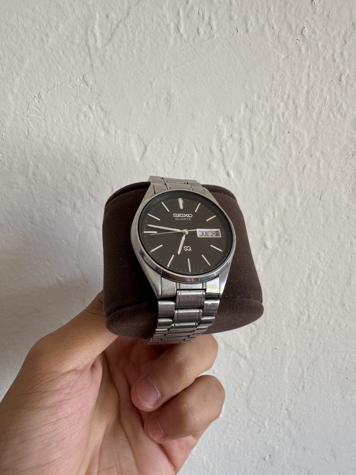 Vintage Seiko SQ Quartz Day Date Watch – Read Description
