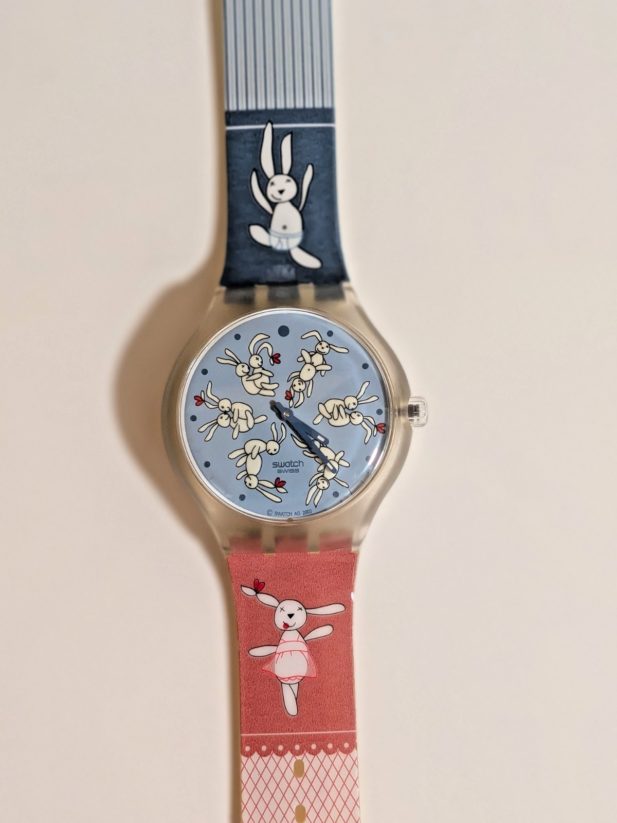 Swatch – Bunnysutra – STGK101 – 2004 – Touch Game – Bunny – Mint Condition