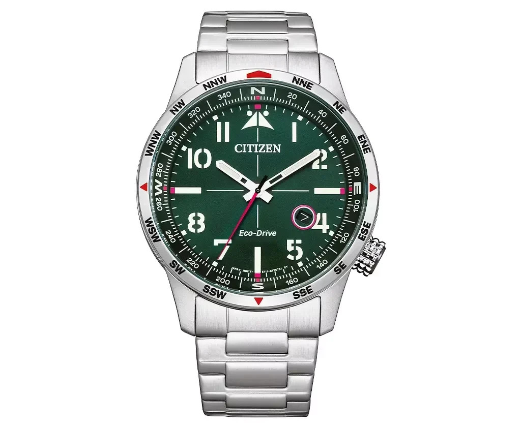 Citizen Men’s Weekender Eco-Drive Green Dial Watch – BM7551-50X NEW