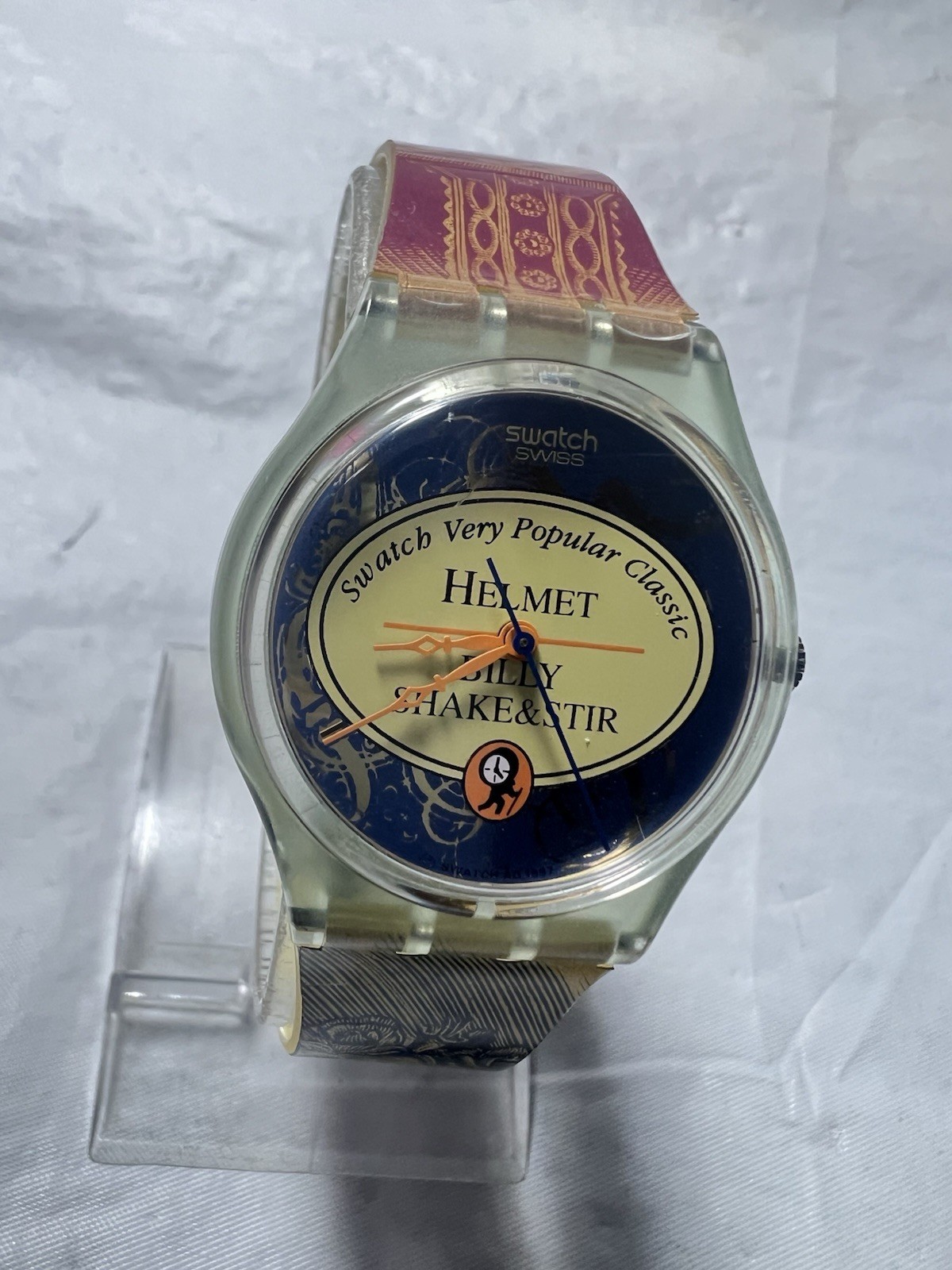 Swatch AG1997,(helmet) Gent,Graphic Strap,GG173,(Billy Shake&Stir),34mm Unisex