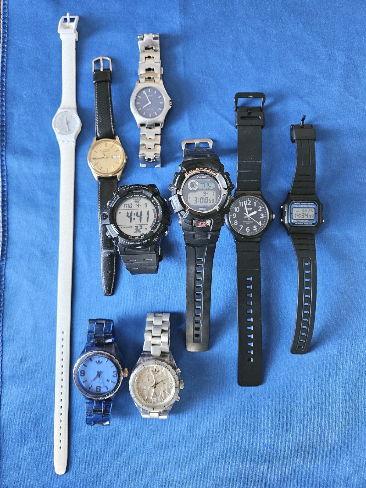 Swatch Swiss Made Adidas Casio Seiko Guess Vintage Men Ladies Watch Big Lot