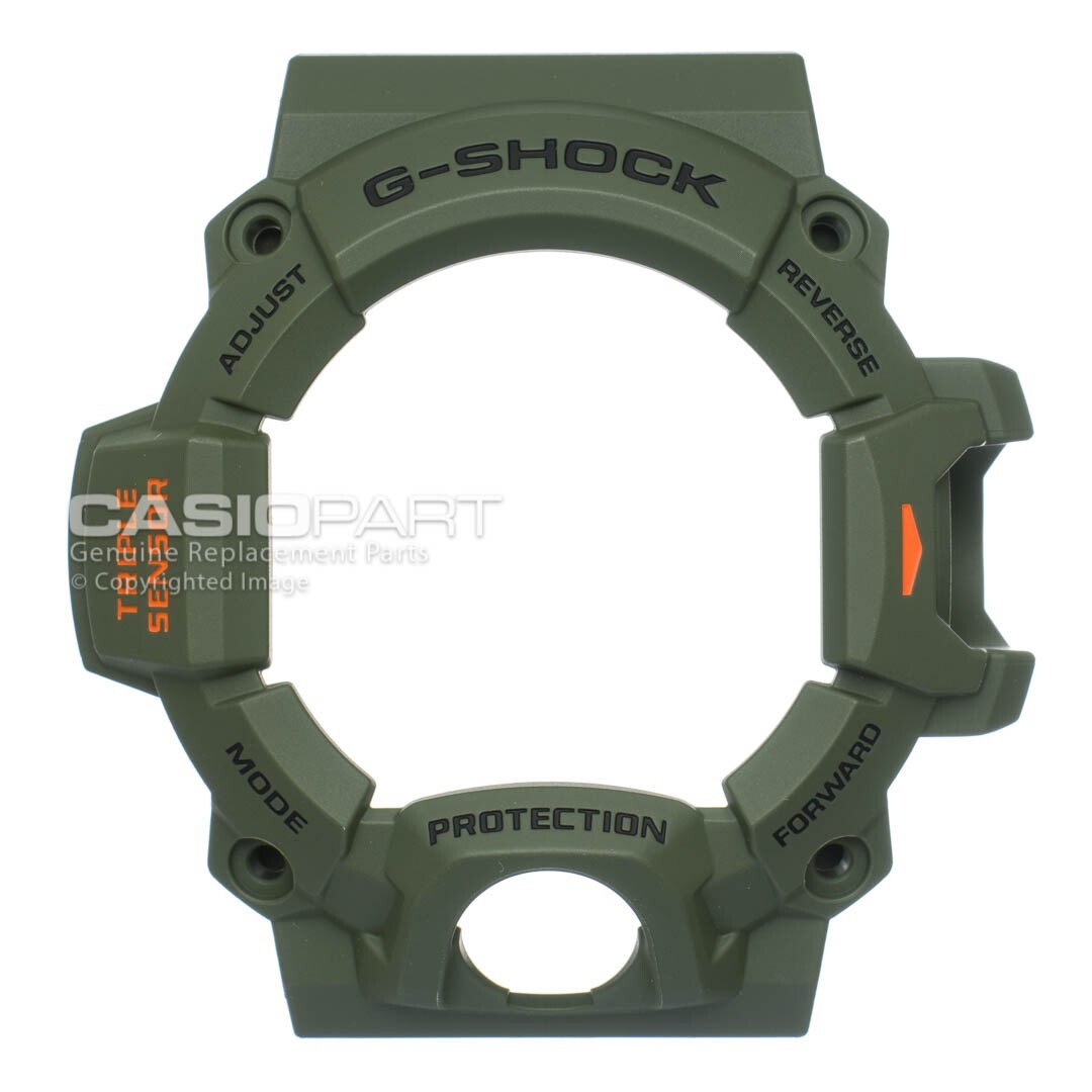 RARE CASIO Original G-SHOCK Green Band and Bezel GW-9400CMJ-3 Strap GW-9400CMJ