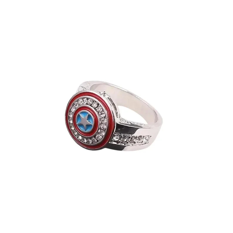 Bold Superhero Inspired Shield Ring | Unisex Statement Jewelry | Great Gift Idea