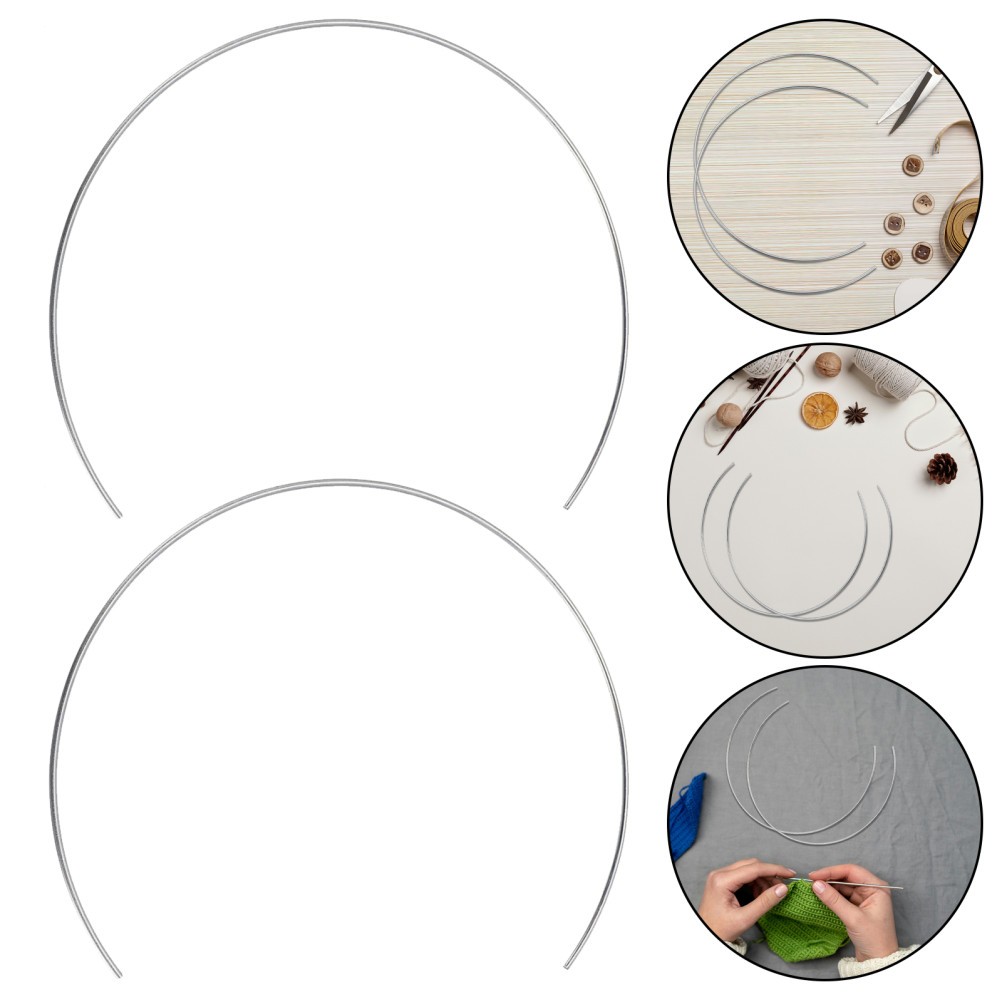 10pcs Dreamcatcher Rings – Half Circle Dreamcatcher Rings – 7.87in Macrame