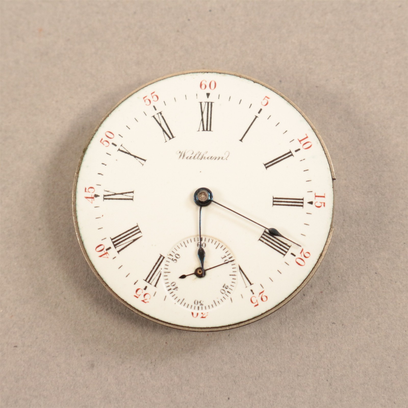 Waltham Pocket Watch Movement 0 Size Seaside 1891 Model – RC2359