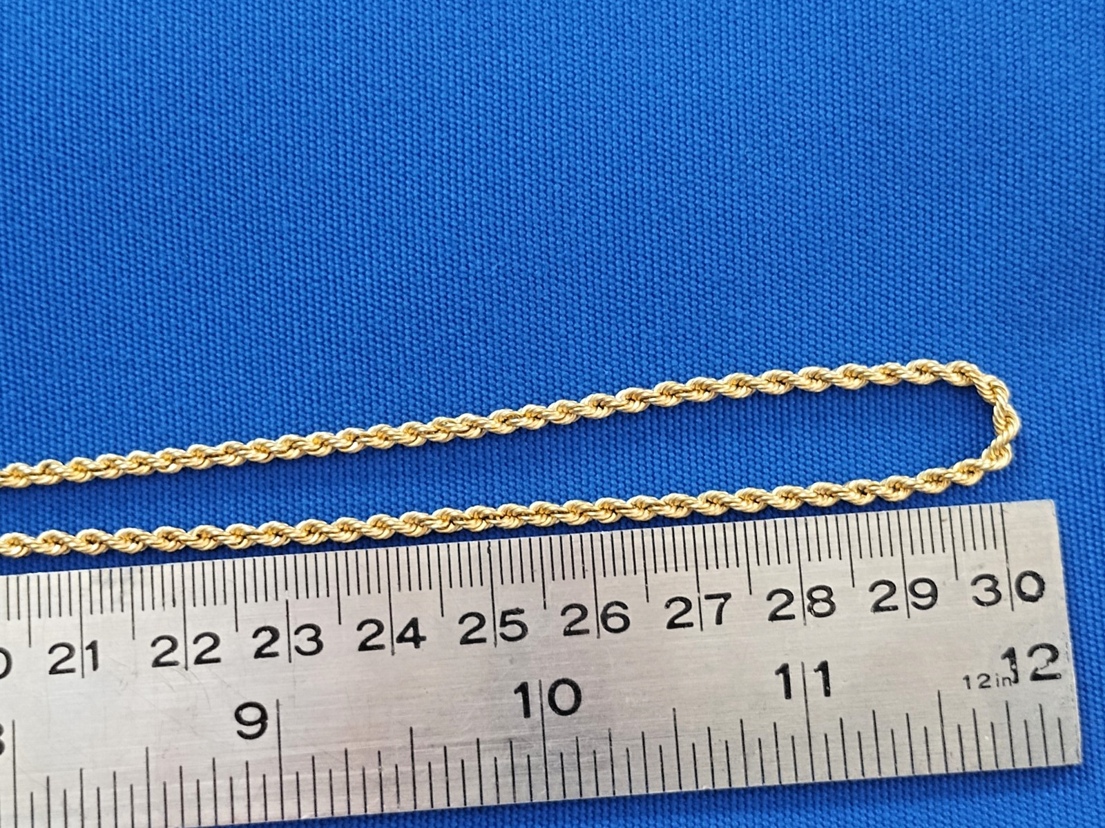 10k Gold Chain, 24 inches long 3.7 grams