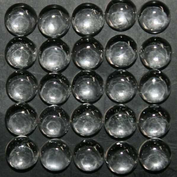 Clear/White Quartz 3mm to 10mm Round Cabochon Loose Gemstones
