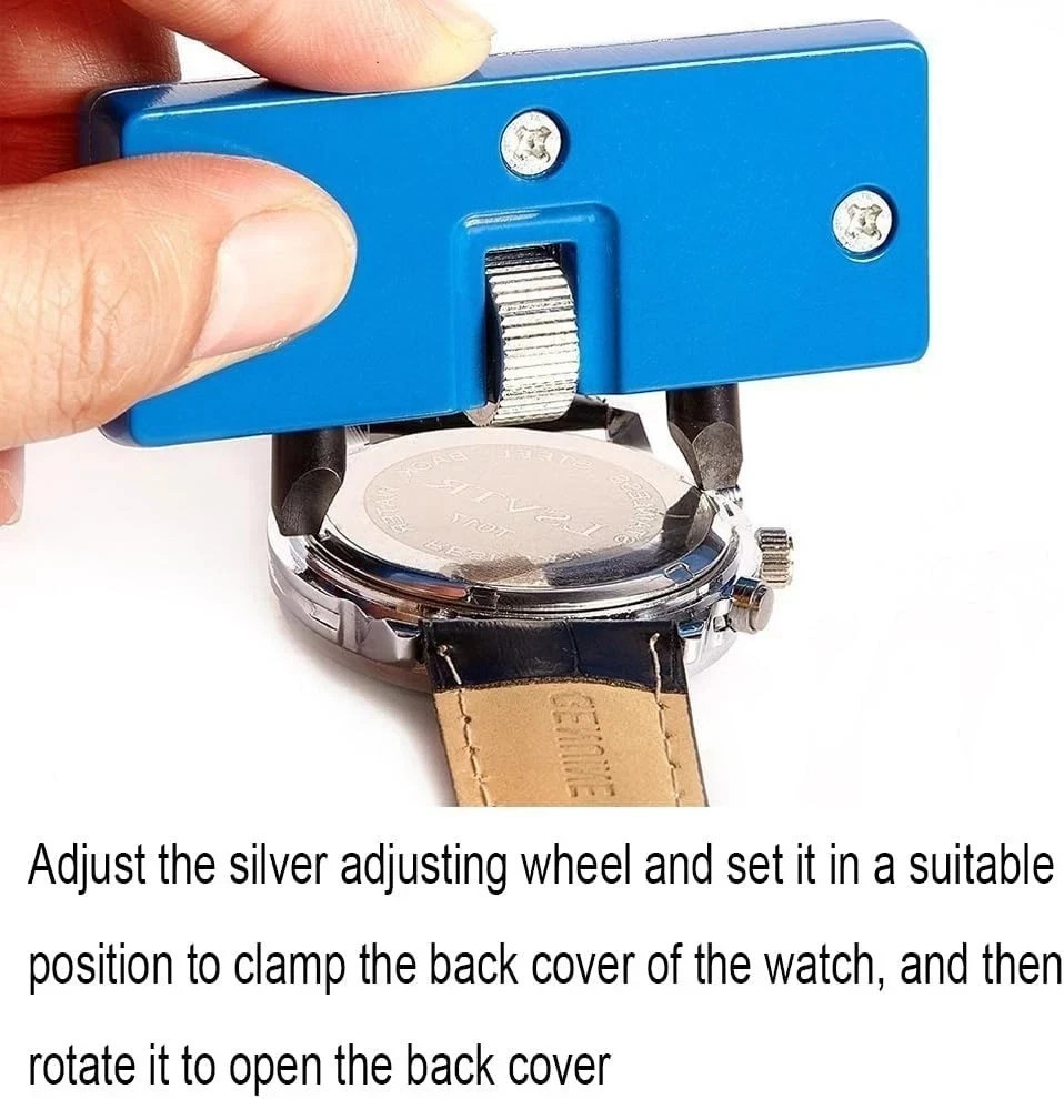 Watch Battery Replacement Tool Kit Watch Back Case Remover and Watch Opener