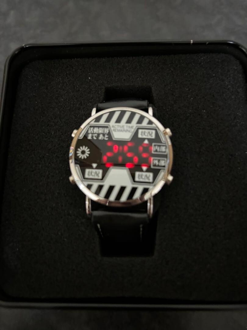 Evangelion LED Leather Wrist Watch movie ro