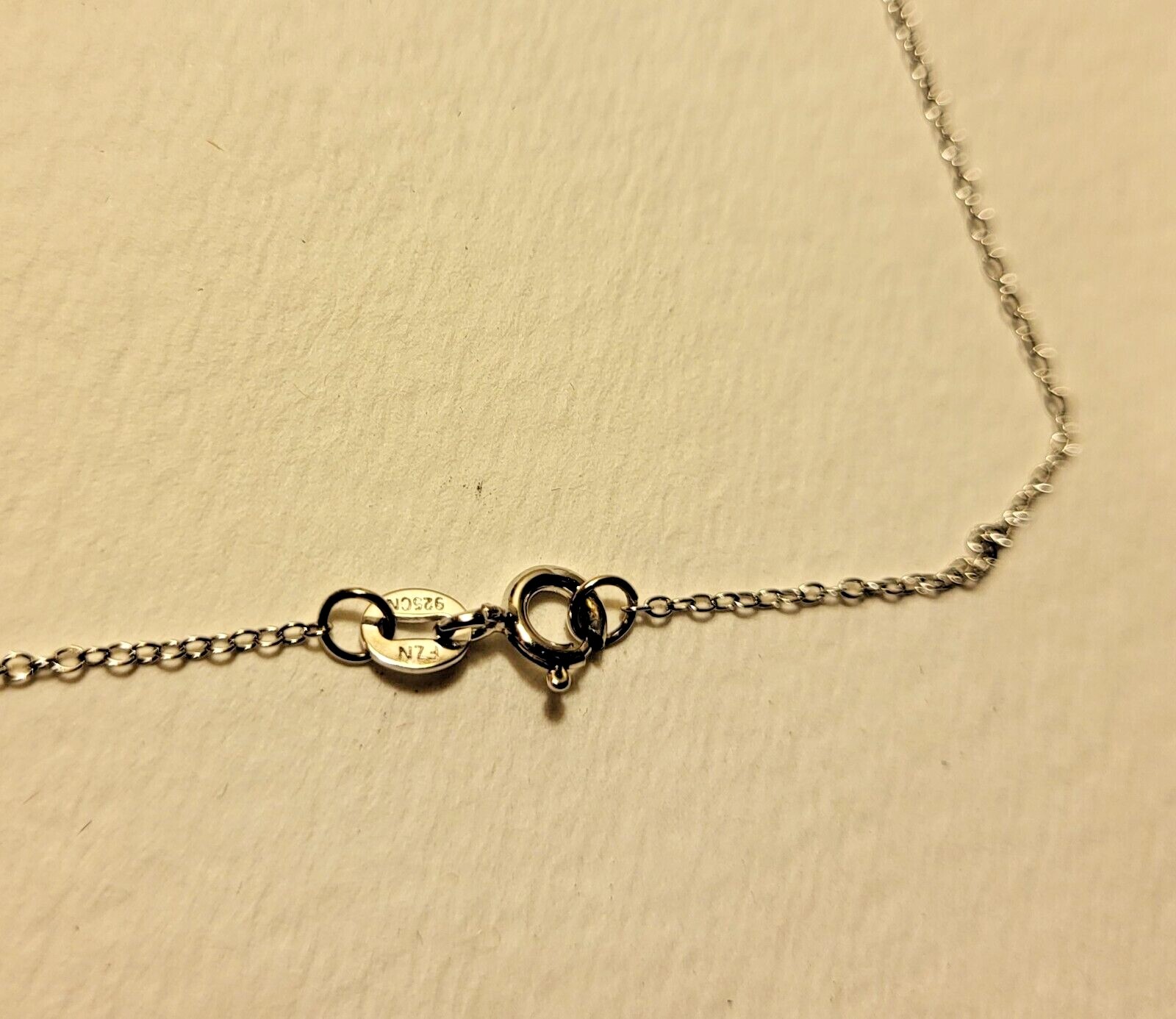 Fuzion Creations International .925 Sterling Silver CZ Round Pendant & Necklace
