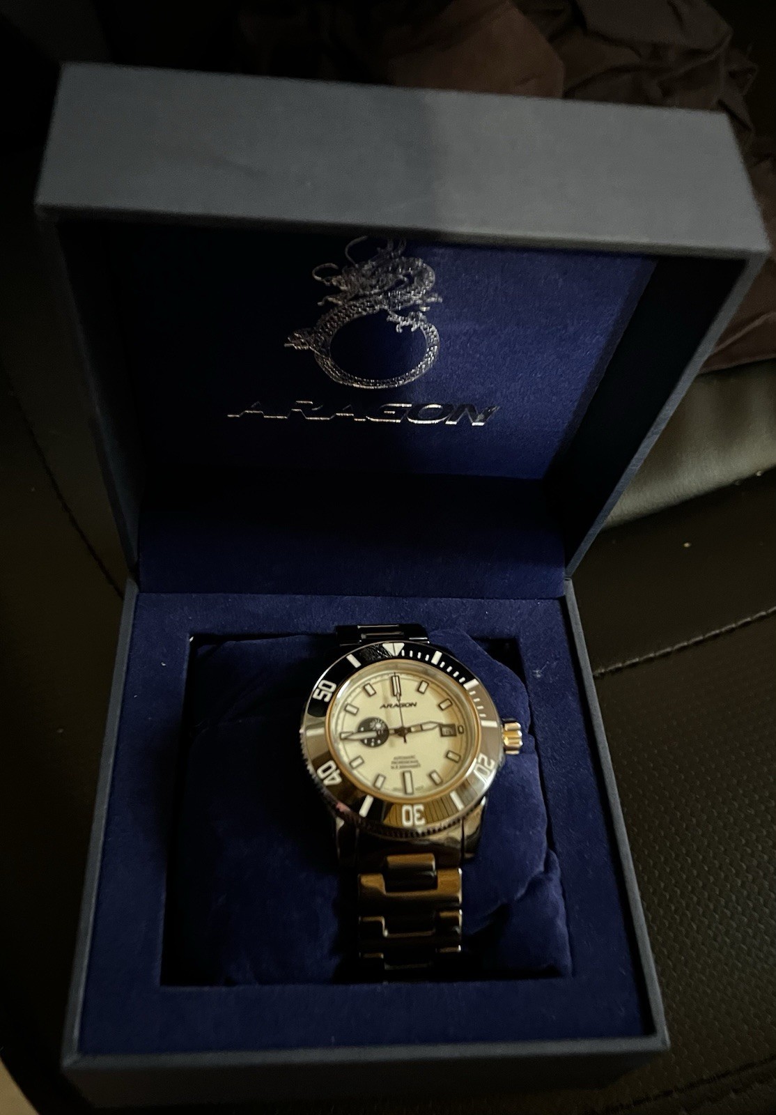 Aragon Hercules Ceramic Sun And Moon Diver Automatic 44mm Case