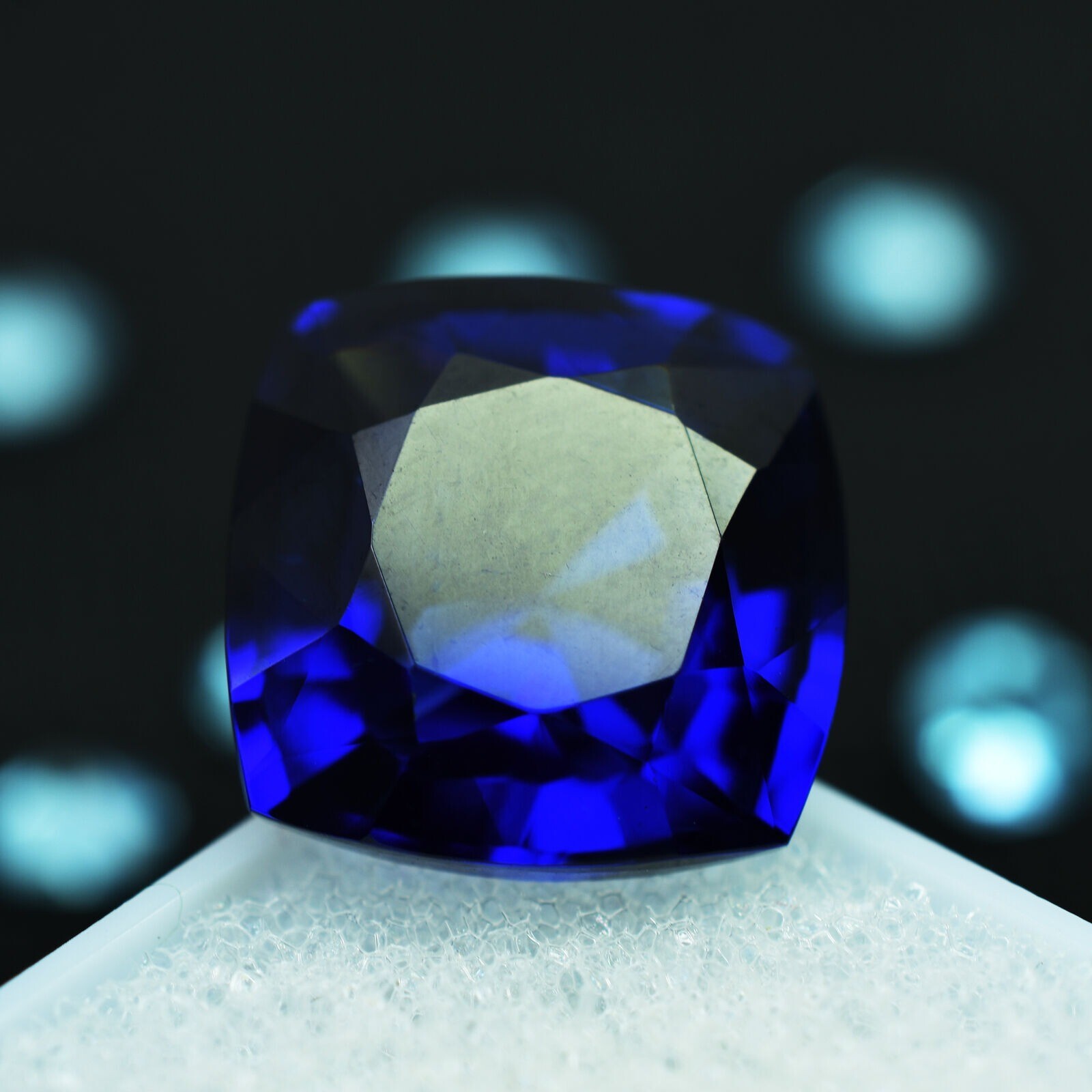 CERTIFIED 10 Ct Natural Flawless Ceylon Sapphire Cushion Cut Blue Loose Gemstone