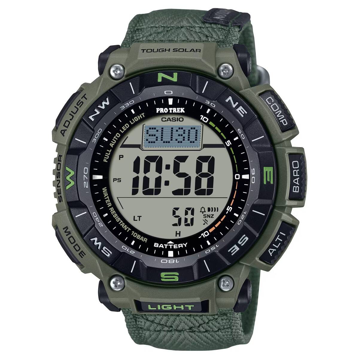 Official CASIO PRO TREK Climber Line Digital Solar Compass Barometer Temperature