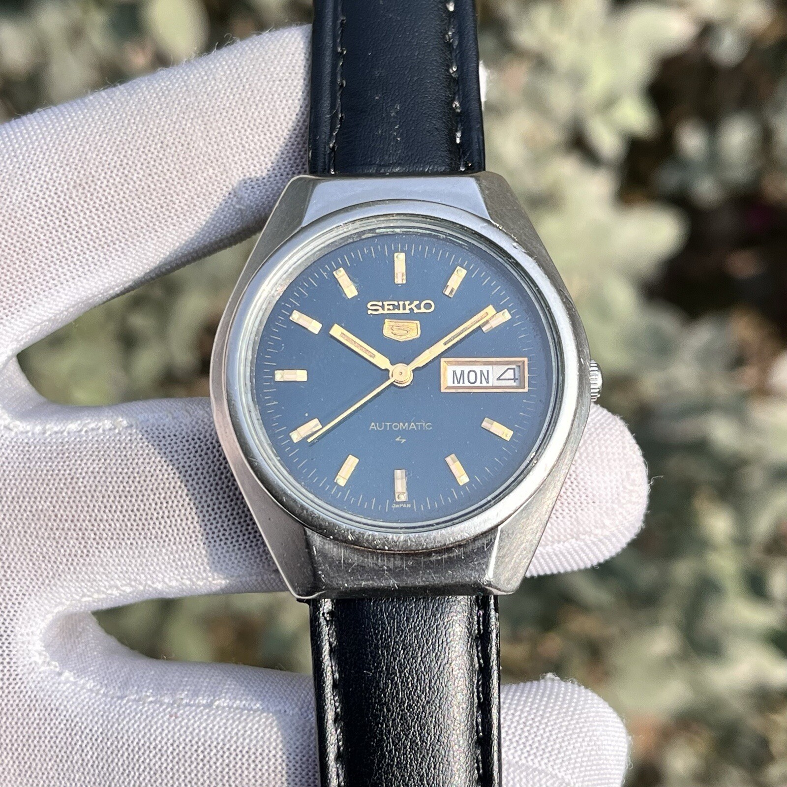 Vintage Seiko 5 Automatic Dress Formal Japan Made Men’s Watch 6310-8130