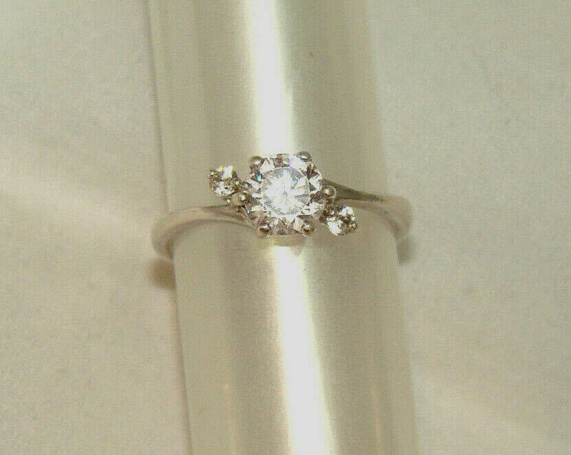 Solitaire 1.35 ct 925 sterling silver size 52 brilliant cut zircon s.Oliver