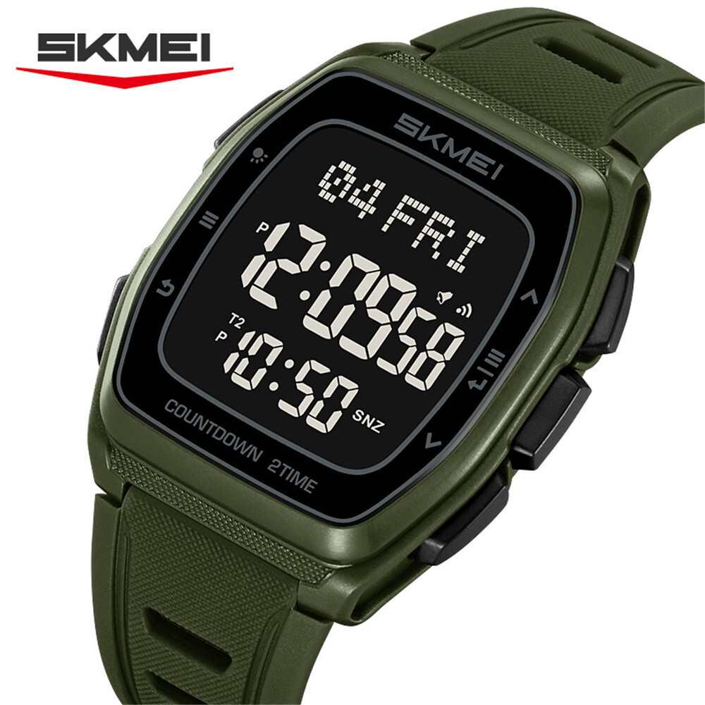 SKMEI Men Watch Countdown Stopwatch Fashion Boys Digital Wristwatch Sport Watch