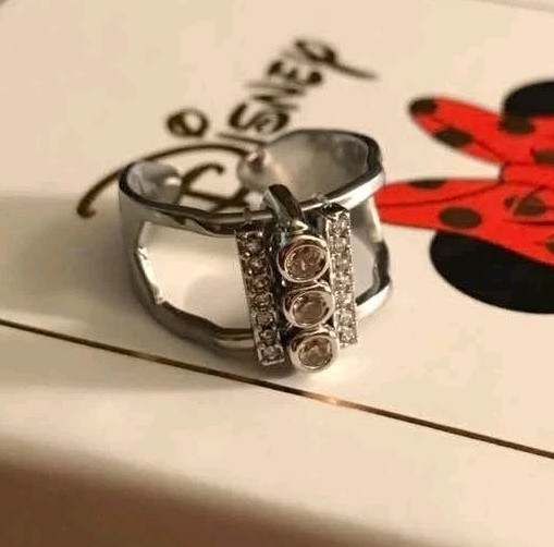 KEEP Collective SILVER RING Size M/L 7-9 Adjustable Charm Key Keeper NEW