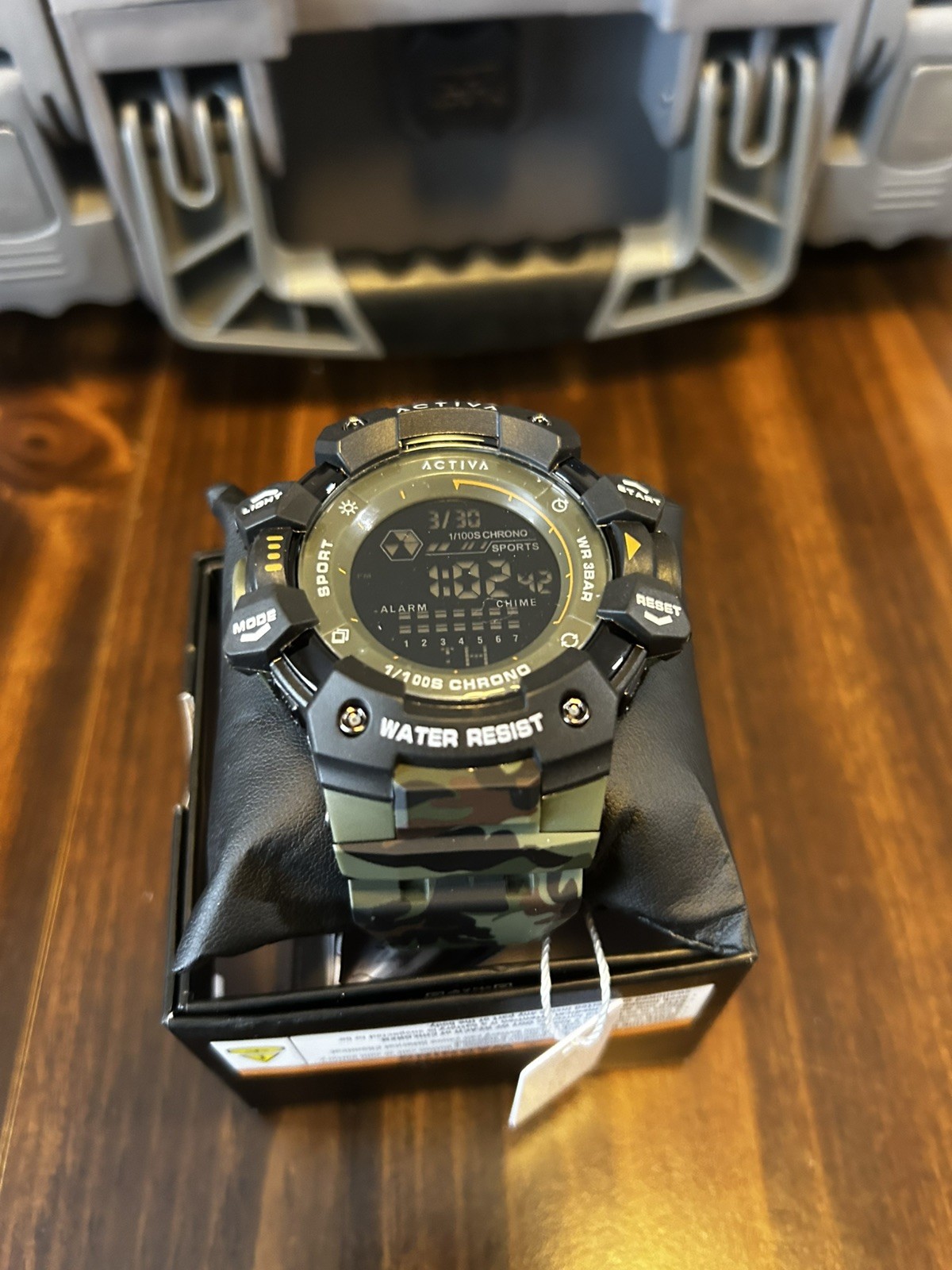 Activa Armour X Invicta Men’s Digital Watch 50mm Camouflage Khaki ACW8050MC-001