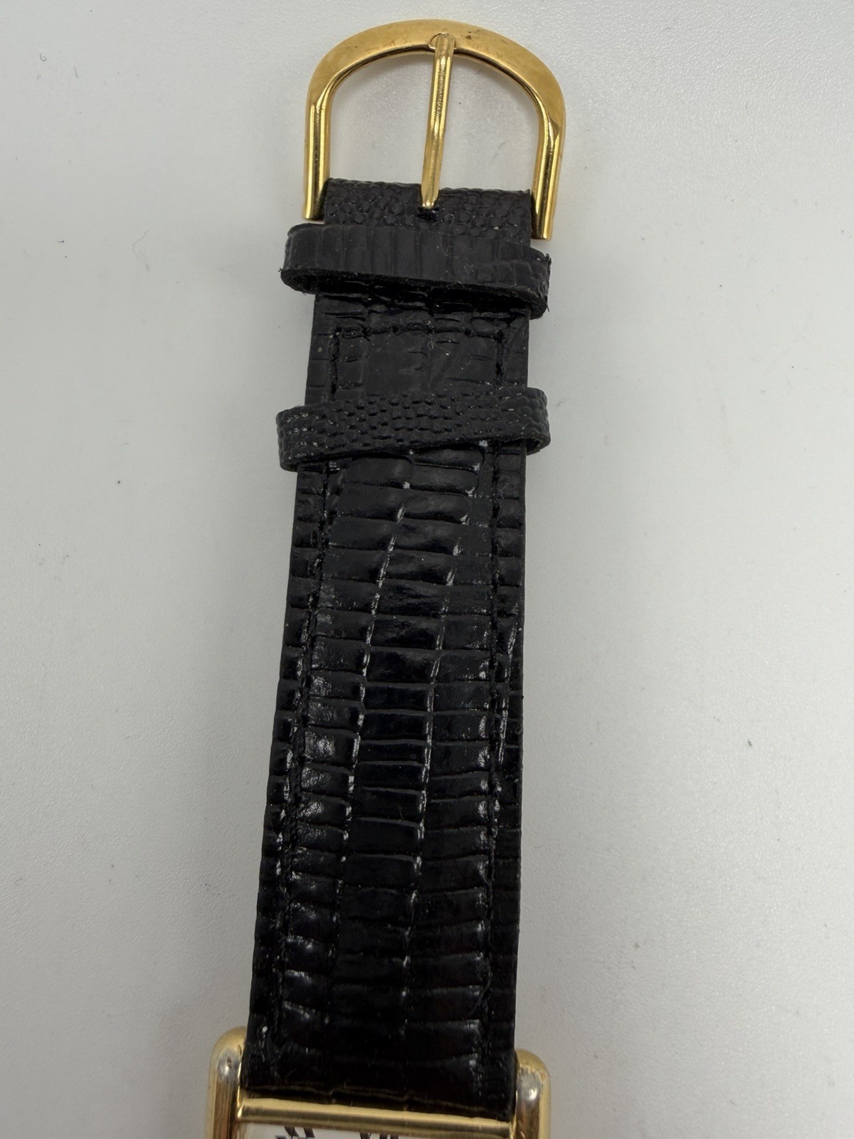 Seiko 2620-5040 New Battery Vintage Mens Tank Watch 26MM 7.25″ Leather Band