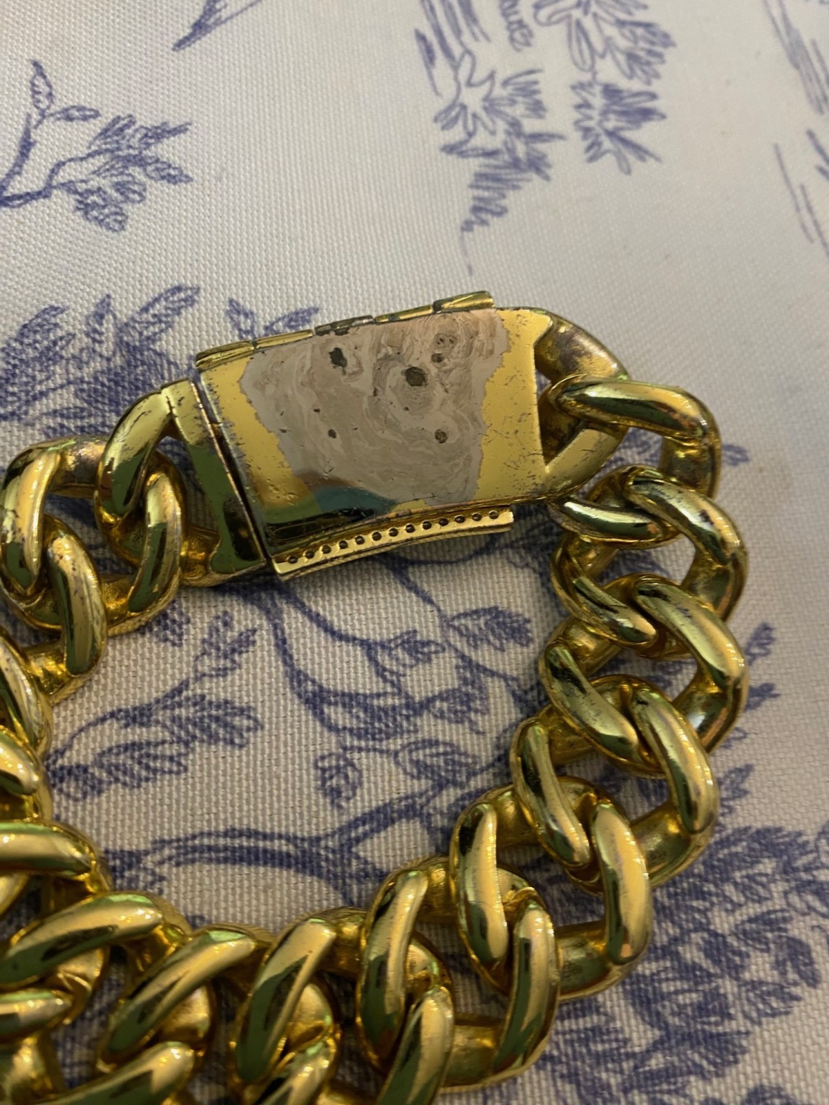 Necklace/Iced-Out Baguette Cuban Link Chain and Bracelet