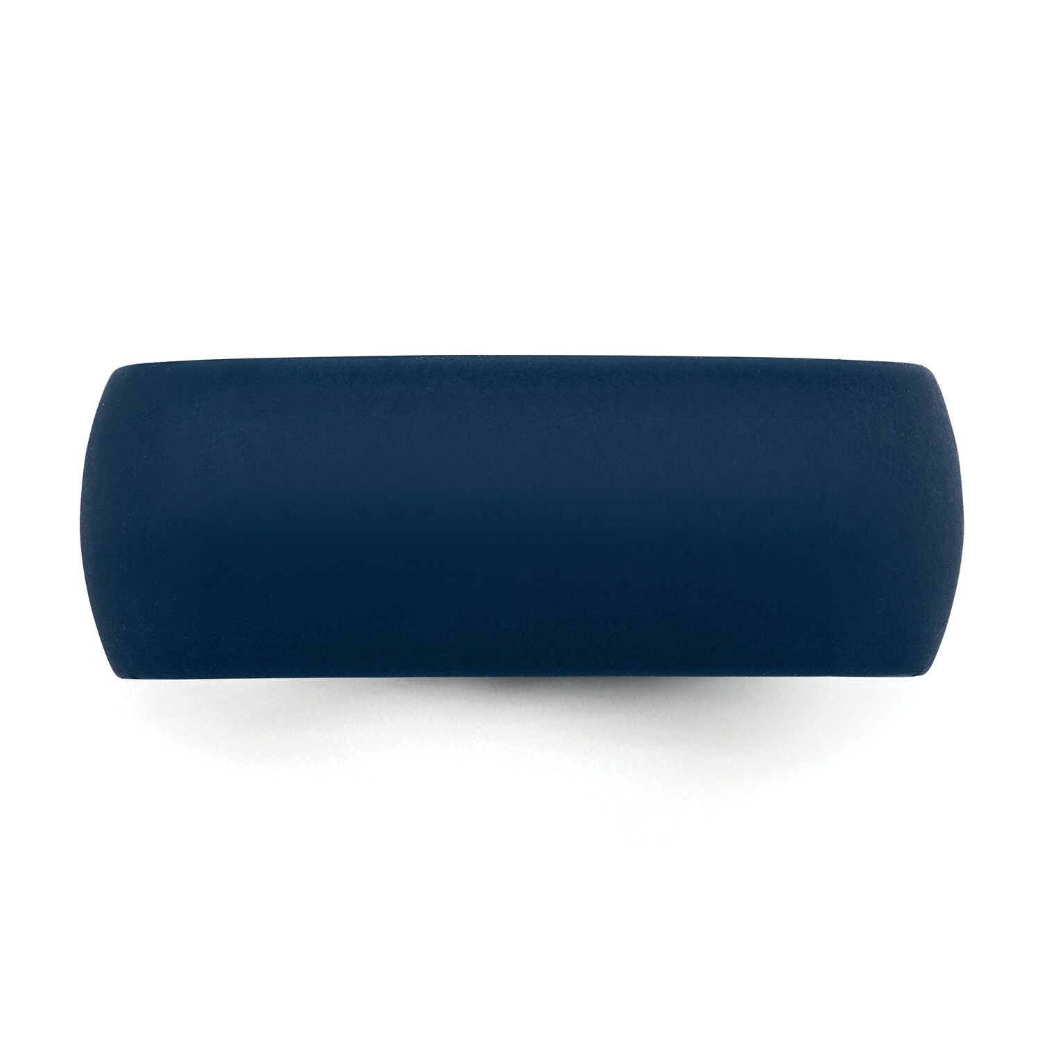 Unisex 8.7mm Wide Durable Navy Blue Silicone Wedding Band Sizes 7 to 14