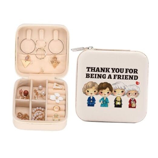 Golden Girls Merchandise, Travel Jewelry Case Box Organizer, Friendship Gifts