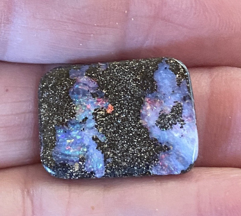 Australian Boulder Opal Rectangular 12.5 Carat (Bin40)