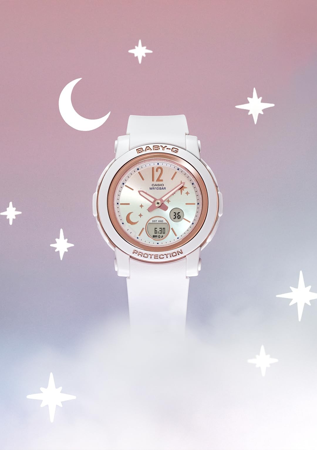 CASIO BABY-G BGA-290DS-7AJF Moon and Stars Series Women Watch New in Box