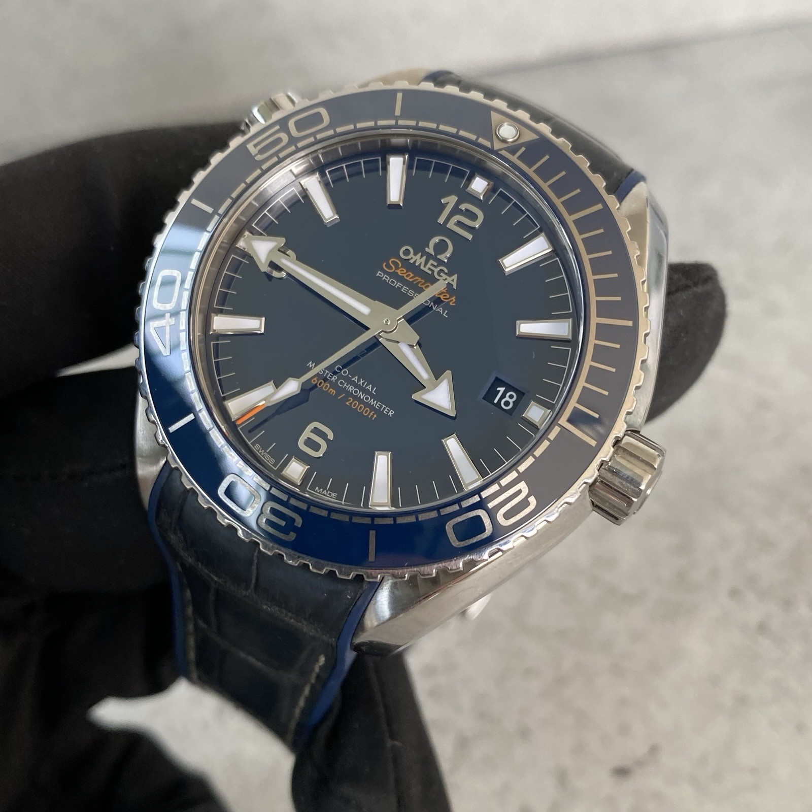 Omega Seamaster Planet Ocean Automatic Co-Axial Quickset Date-Full Set -2018-LIV