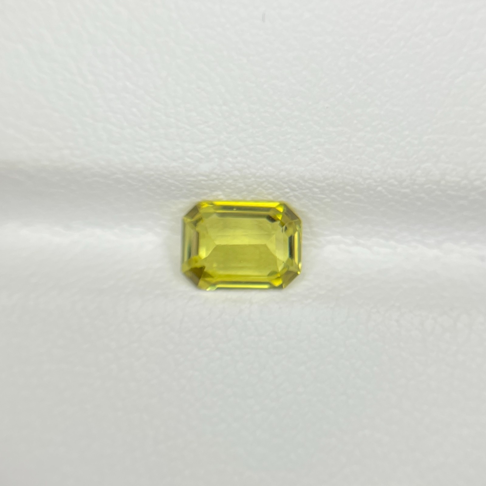 Natural 1.52Ct Yellow Chrysoberyl Emerald Cut | Sri Lanka | Loose Gemstone