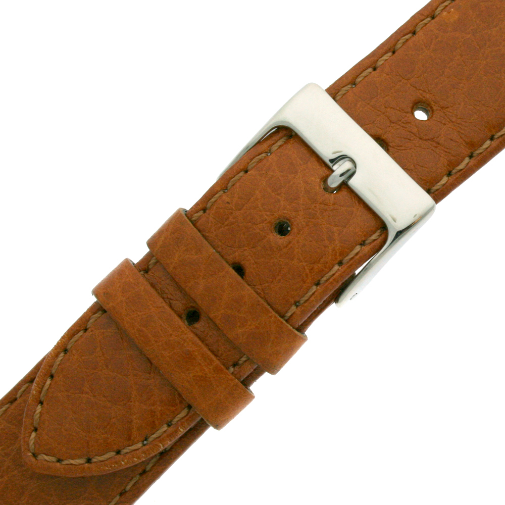 Watch Band Calfskin Genuine Leather Brown Padded 12 14 16 18 20 21mm 22 24