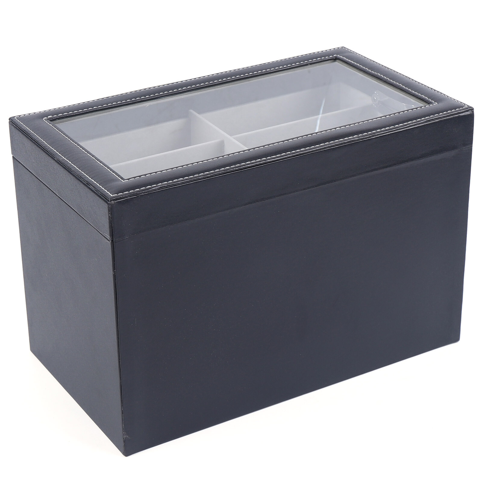 3 Layers Watch Display Box Jewelry Ring Organizer Case Sunglasses Storage Holder