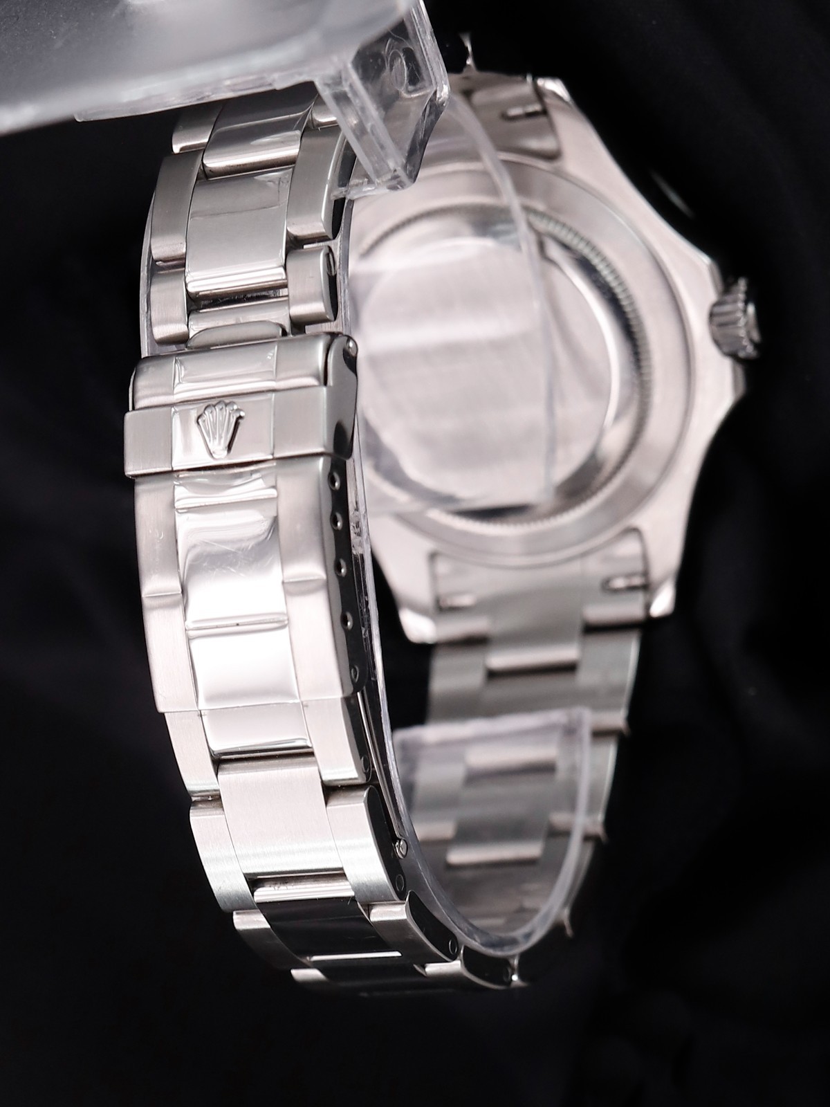 Rolex Yacht-Master 16622 SS Oyster Bracelet After-Market Blue Dial & Bezel-7686