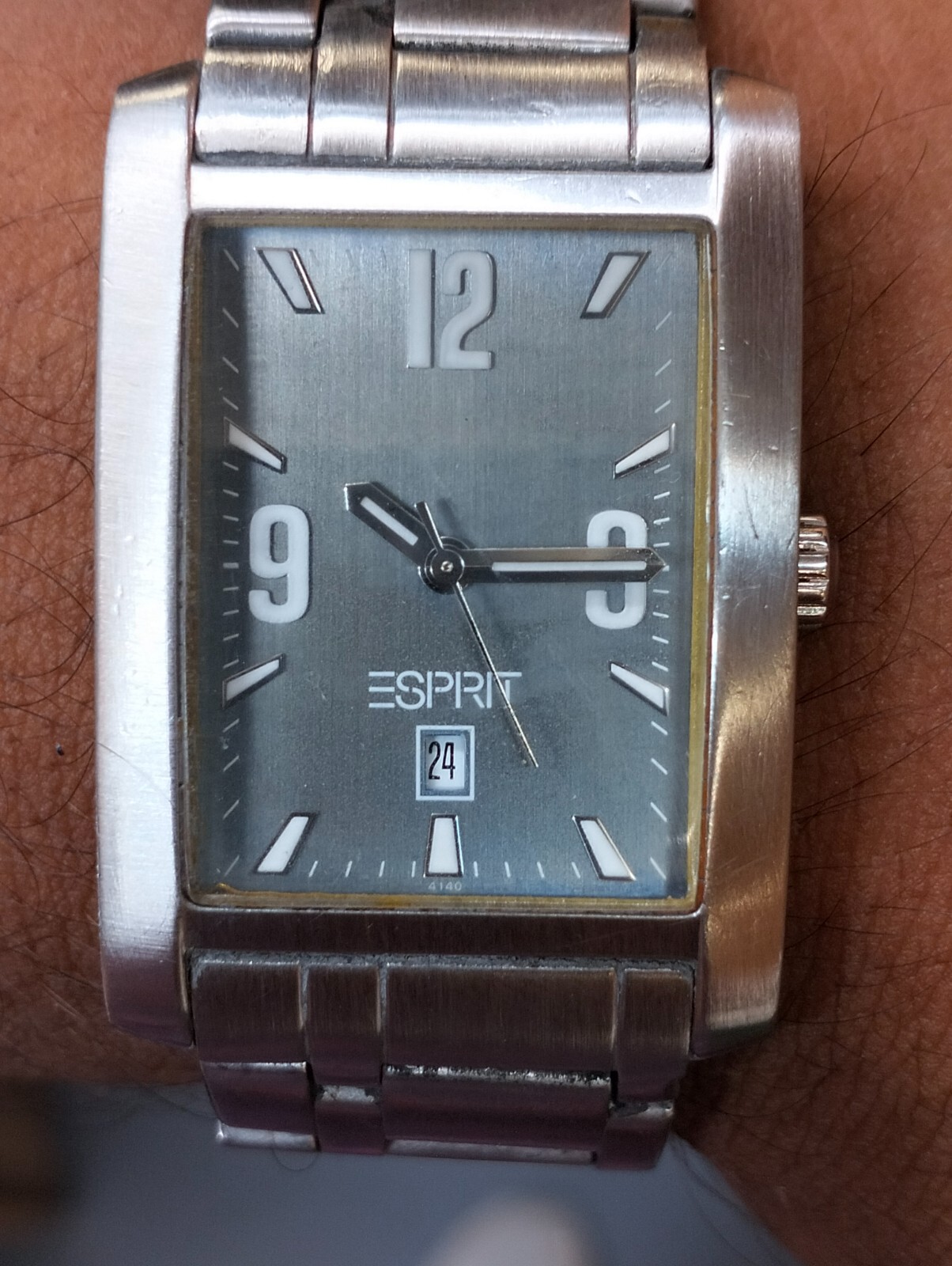 ESPRIT QUARTZ GRAY DIAL 4140 MEN’S FULLY WORKING CONDITION ALL ORIGINAL VINTAGE