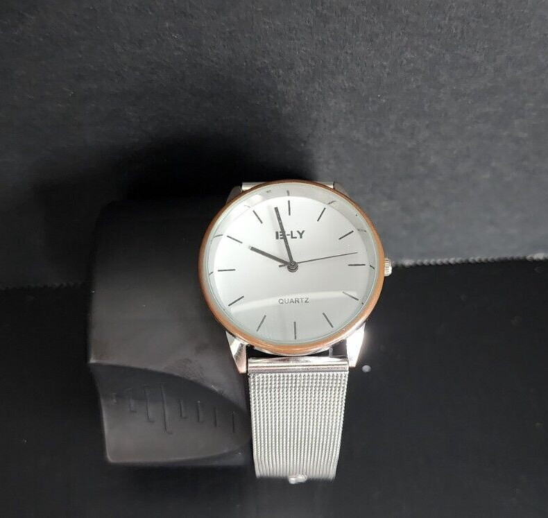 E-LY mesh watch White Color Dial