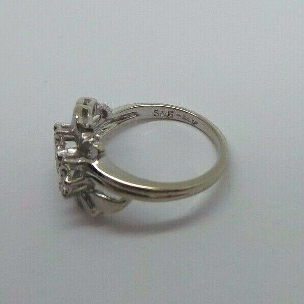 STUNNING 14K WG FOREVER US DIAMOND RING SZ 6.5 BB00182 3.54 grams