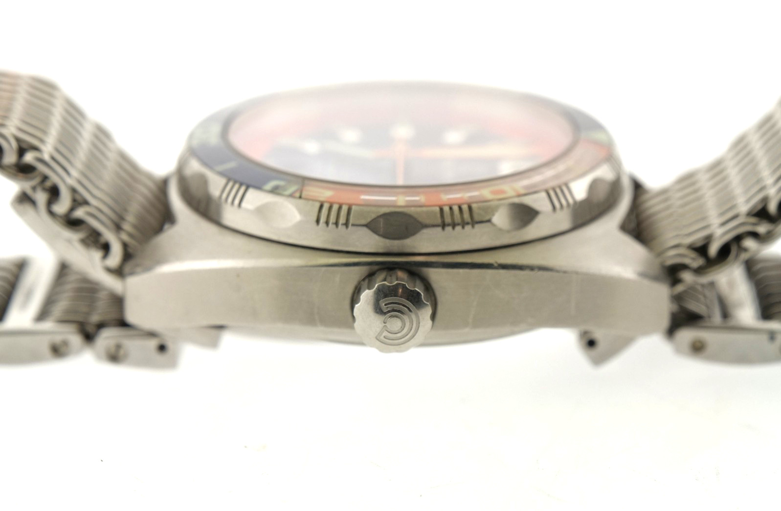 Ocean Crawler Core Diver Blue/Orange 44mm Swiss Automatic 600m Men’s Watch