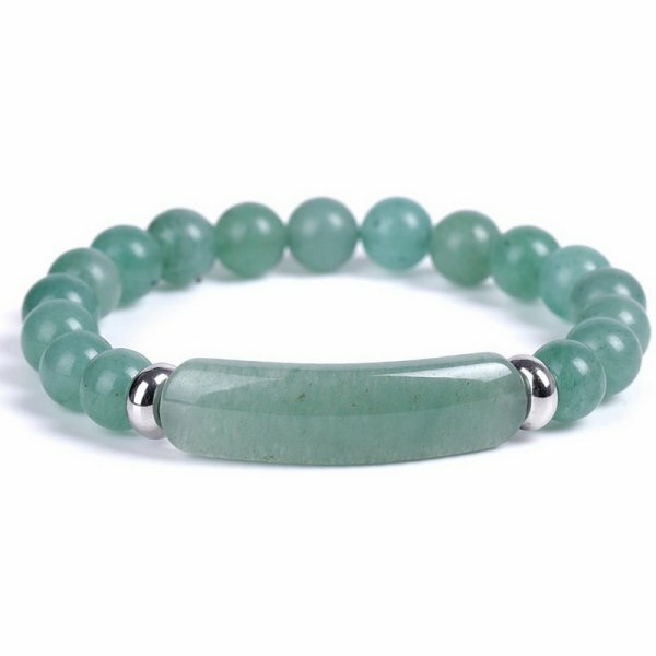 Natural Stone Tiger Eye Beaded Bracelet Elasticity Bangle Elegant Women Jewelry