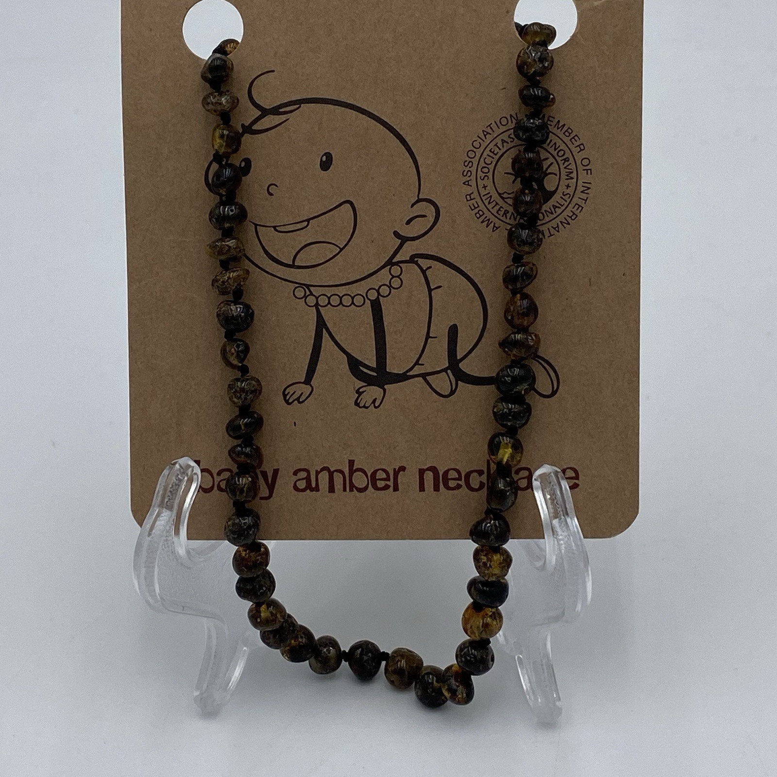 Amber House Baby Amber Necklace 32-33 cm 100% Authentic Sourced From Poland NEW