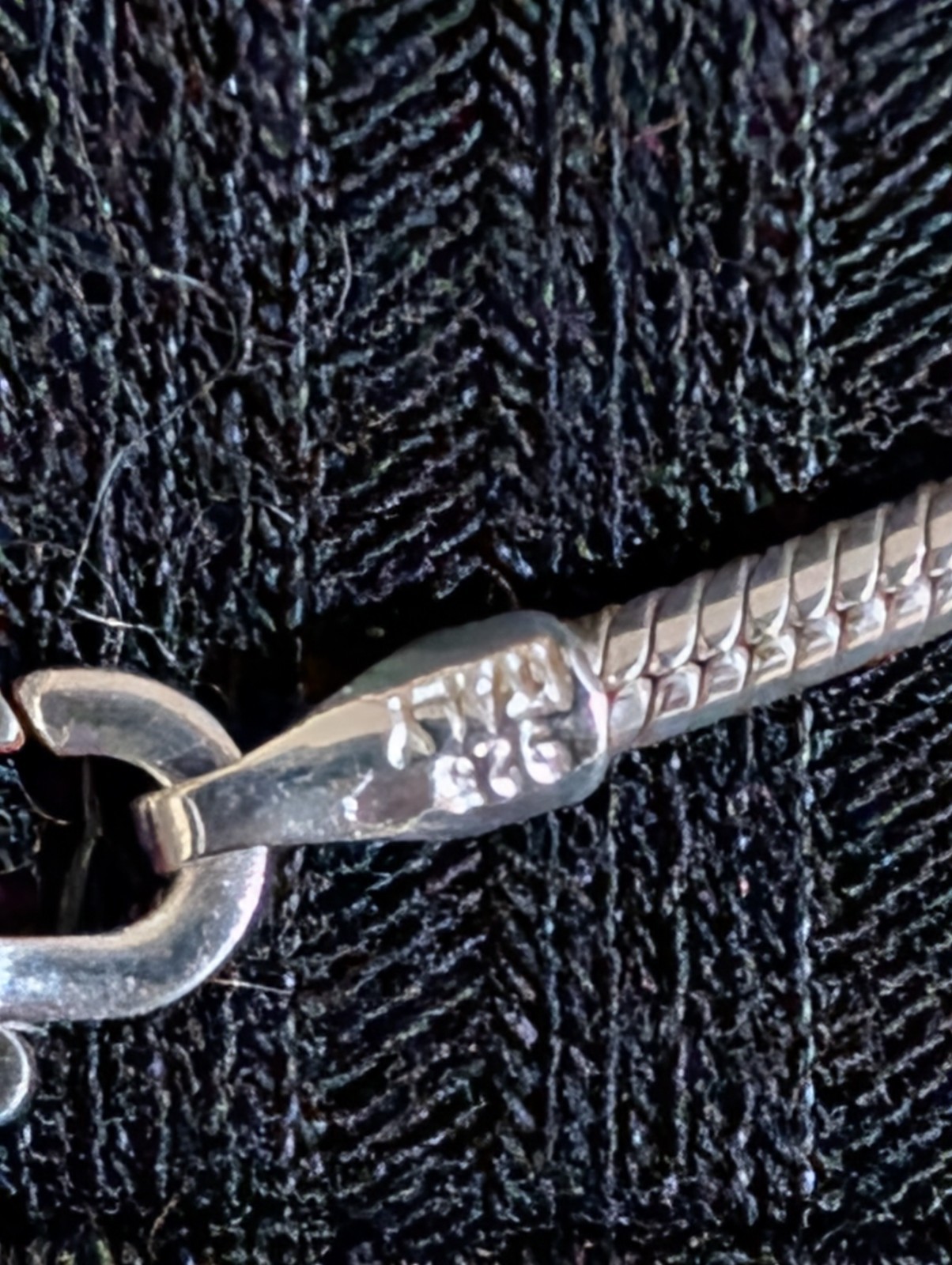 925 Sterling Silver Snake Chain Choker Necklace 15 Inch Lobster Clasp