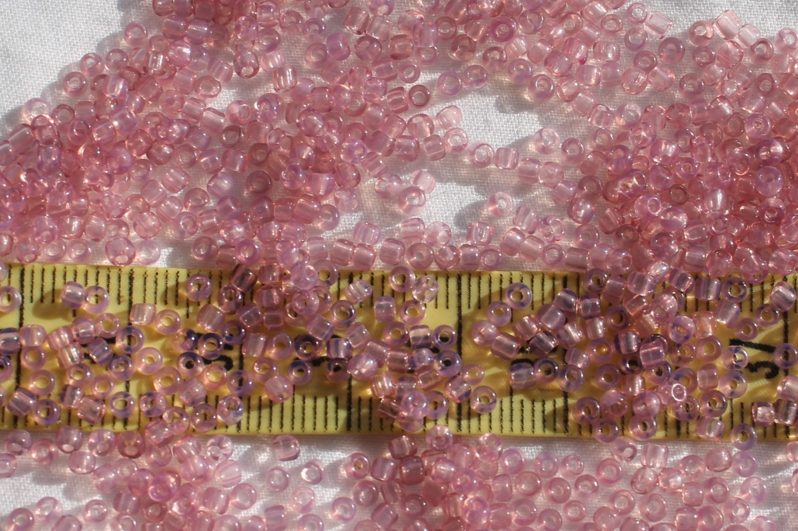 10/0 Vintage French Opal Pink #1 Glass Seed Beads Jewelry Crafts/1oz Limited!!!