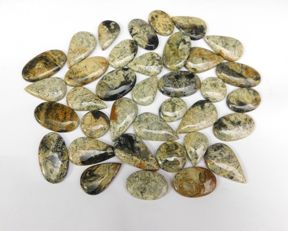 AAA+ Quality Jasper Chabochon Gemstone For Jewelry Making Wholesale Lot 71365