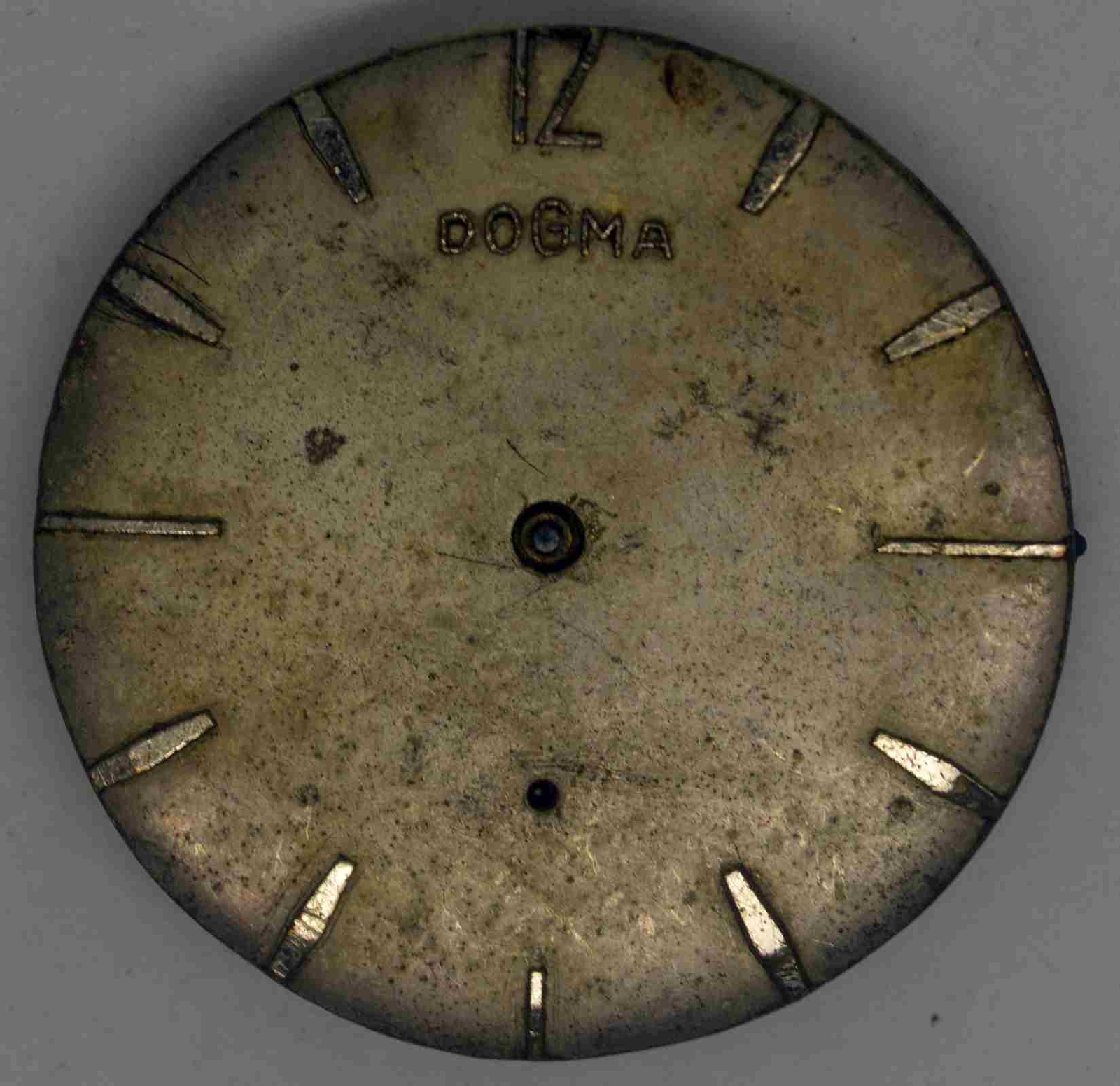 Vintage DOGMA Movement & Dial. Cal: AS 1130. For Parts Or Repairs