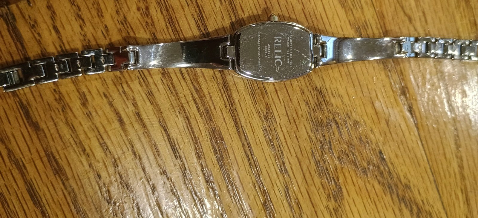 vintage Relic by Fossil ladies’ dress watch featuring a distinctive art-deco