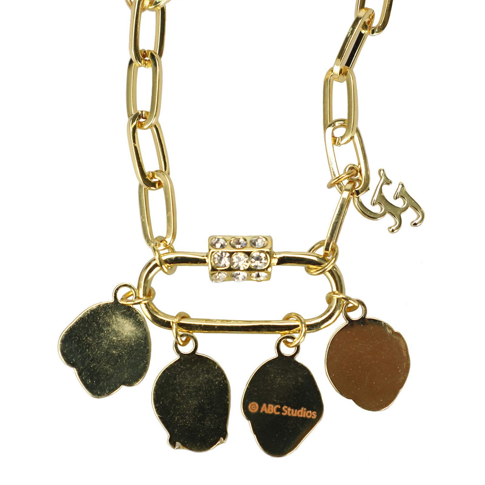 Golden Girls Multi-Charm 18″ Necklace with Adjustable 3″ Extender