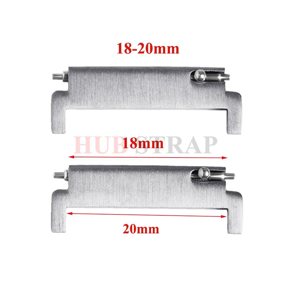 Watch Strap Adapter Pair 18mm to 20mm 22mm Quick Release Pin Connectors