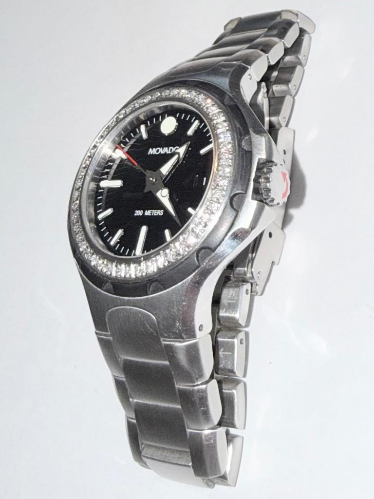 MOVADO MEN’S 45MM SERIES 800 LAB GROWN DIAMOND QUARTZ WATCH