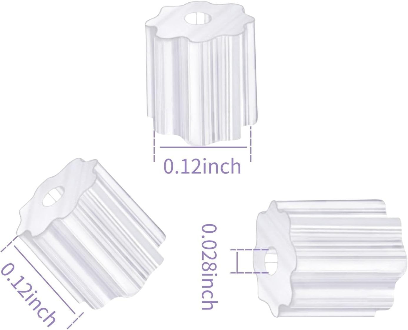 200PCS Hypoallergenic Silicone Earring Backs – Soft Clear Stoppers for Studs